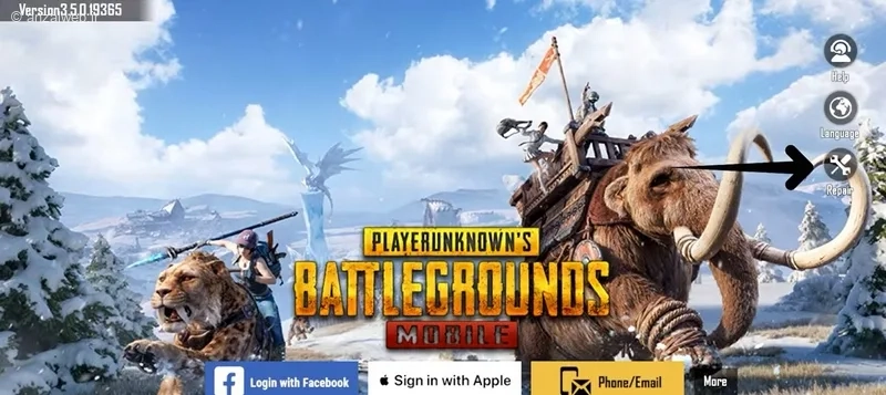 گزینه Repair بازی