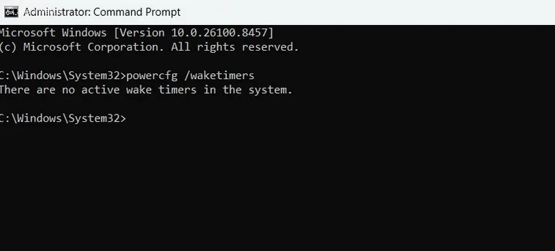 دستور powercfg /devicequery wake_armed